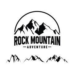 The rock mountain illustration vector © neobianca007