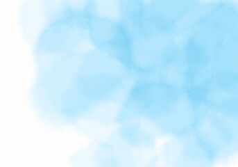 水彩の滲みの素材