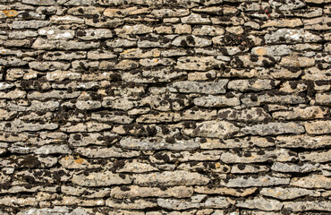 Traditional tiled roof in the Dordogne, which whilst once quite common in the area is becoming very rare. Aquitaine, France