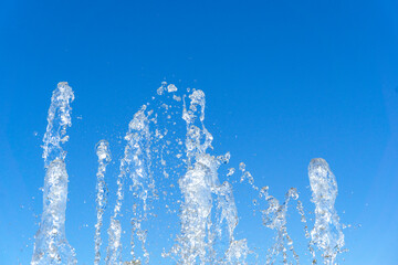 Splash of fountain　噴水の水しぶき