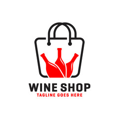 wine or liquor store logo