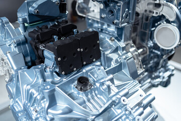 The engine in the car