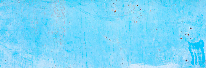 banner. blue old wood texture backgrounds. roughness and cracks.