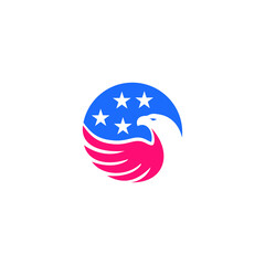 The eagle symbolizes power, freedom, courage and many 
characteristic qualities modern man aspires. 
The logo is designed in the classic negative space style