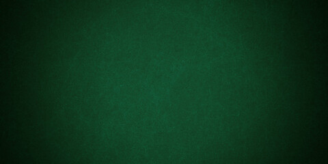 Elegant dark emerald green background with black shadow border and old vintage grunge texture design