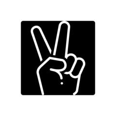 Black solid icon for ya