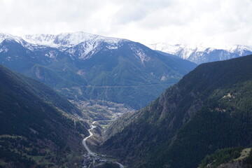 Fototapeta na wymiar Roc del Quer, Ordino, Andorra