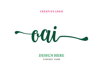 OAI lettering logo is simple, easy to understand and authoritative