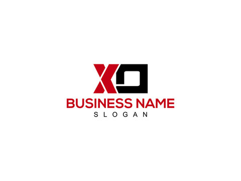 XO Letter Logo, xo logo icon vector for business