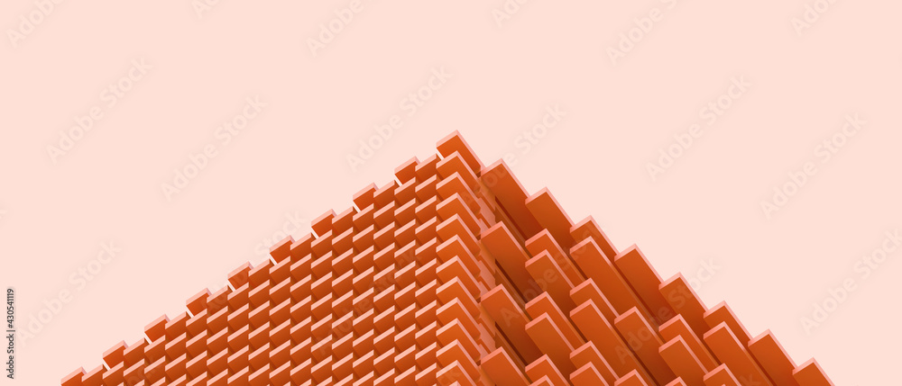 Aufkleber abstract lines modern architecture background. minimal futuristic block and detail with geometric sh