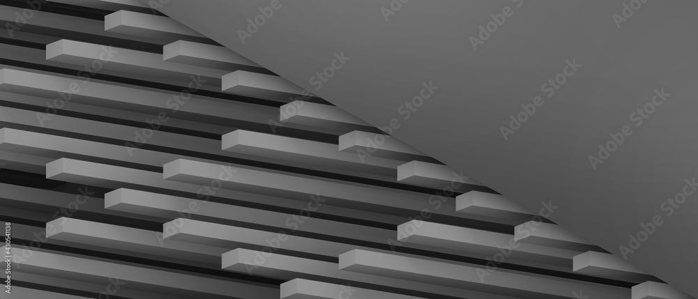 Poster abstract lines modern architecture background. dynamic geometric pattern design and modern compositi