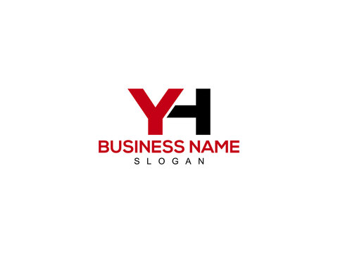 YH Letter Logo, yh logo icon vector for business
