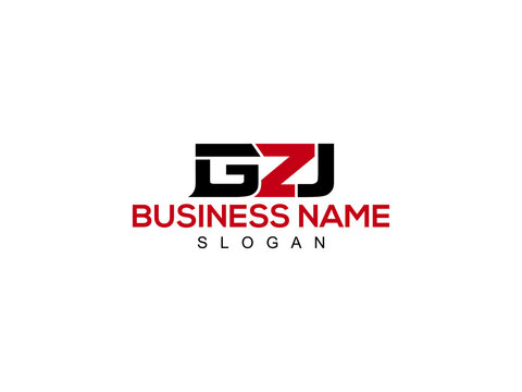 GZJ Logo Letter Design For Business
