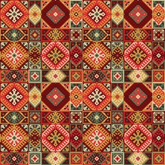 Tribal carpet ethnic seamless pattern