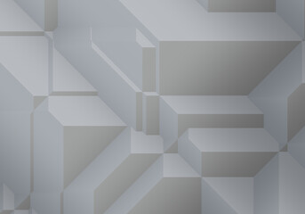 Abstract technology background - Grey backdrop