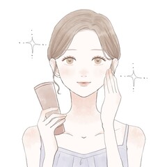 女性　化粧品　効果