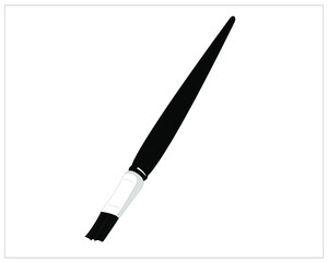 draw and painting brush illustration clip-art icon