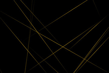 Abstract black with gold lines, triangles background modern design. Vector illustration EPS 10.