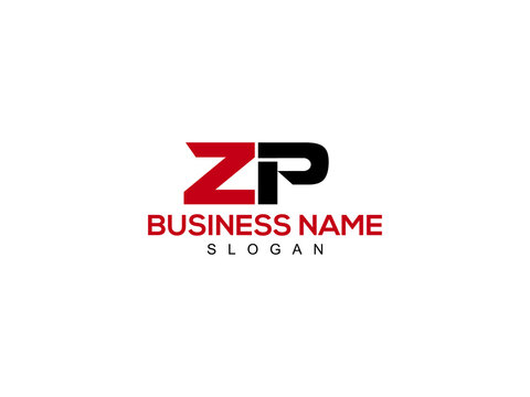 ZP Letter Logo, zp logo image vector for business