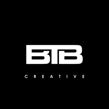 BTB Letter Initial Logo Design Template Vector Illustratio
