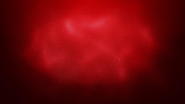 Abstract Network Mesh Waving Fx Background Loop/ 4k animation of an abstract fractal digital mesh background with blur focus seamless looping