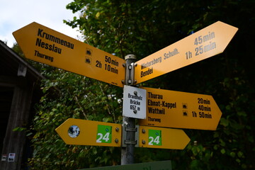 sign in Liechtenstein, Europe