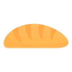 Bread baton icon. Cartoon of Bread baton vector icon for web design isolated on white background