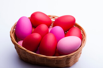 Red eggs for Easter, Romanian Easter traditional menu