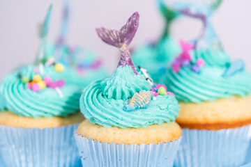 Mermaid cupcakes