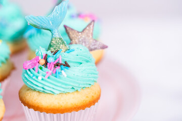 Mermaid cupcakes