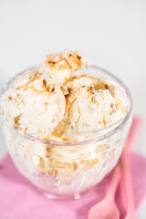 Coconut ice cream