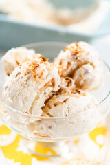 Coconut ice cream