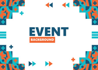 Colorful layout design for events, festivals, and art performances.