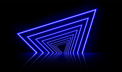 Neon glowing lines, magic energy space light concept, luxury abstract background wallpaper design