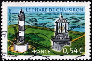 Postage stamp France 2007 the Lighthouse of Chassiron