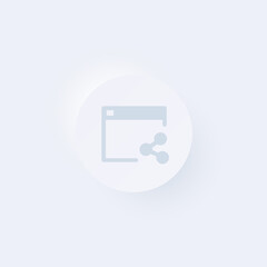 Fototapeta premium Share Website - Sticker