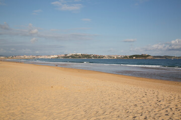 Fototapeta na wymiar Somo Beach in Santander; Cantabria