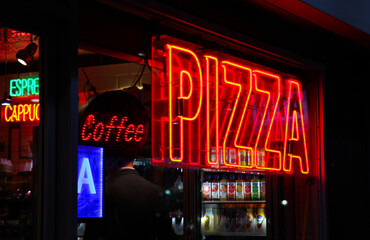 Neon signs in the City