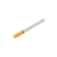 A cigarette isolated on white background.