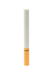 A cigarette isolated on white background.