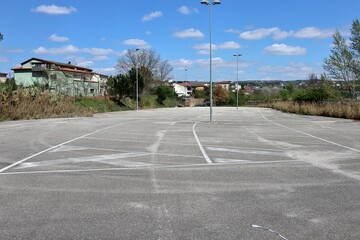 Benevento - Parcheggio della pista ciclabile Pezzapiana