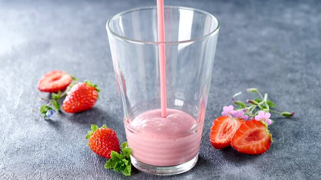 fruit juice- strawberry smoothie
