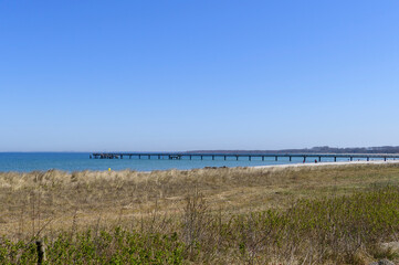 Blick auf die Seebrücke in Boltenhagen