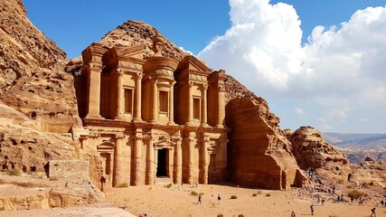 The Monastery, Petra, Jordan - obrazy, fototapety, plakaty