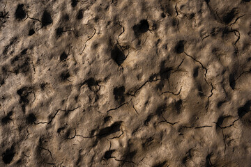 the bottom of the pond bed when you lower the water you can see various interesting patterns and masonry formed by mud and sand