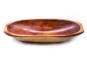 handmade wooden basket made in brazil, wooden bowl or plate, decorative kitchen use