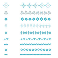 vector fittings, sequins, fringe, chain, rope brushes for illustrator , ornamental lace