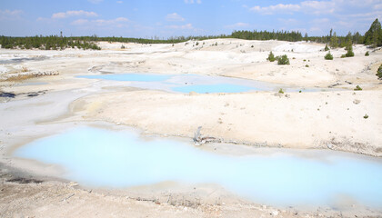 Yellowstone National Park in Wyoming, USA