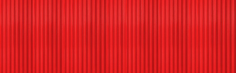 Panorama of Red Corrugated metal background and texture surface or galvanize steel