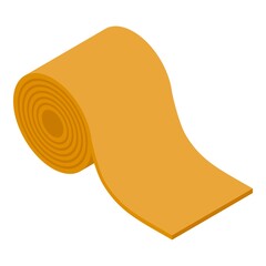 Paper mat icon. Isometric of Paper mat vector icon for web design isolated on white background